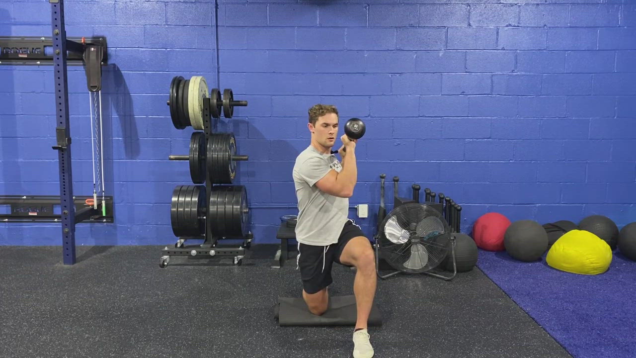 Steel Mace Half Kneeling Uppercut