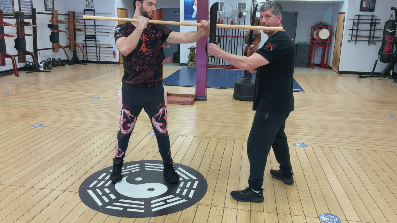 Exercise 1 Butterfly Sword Against Pole 1