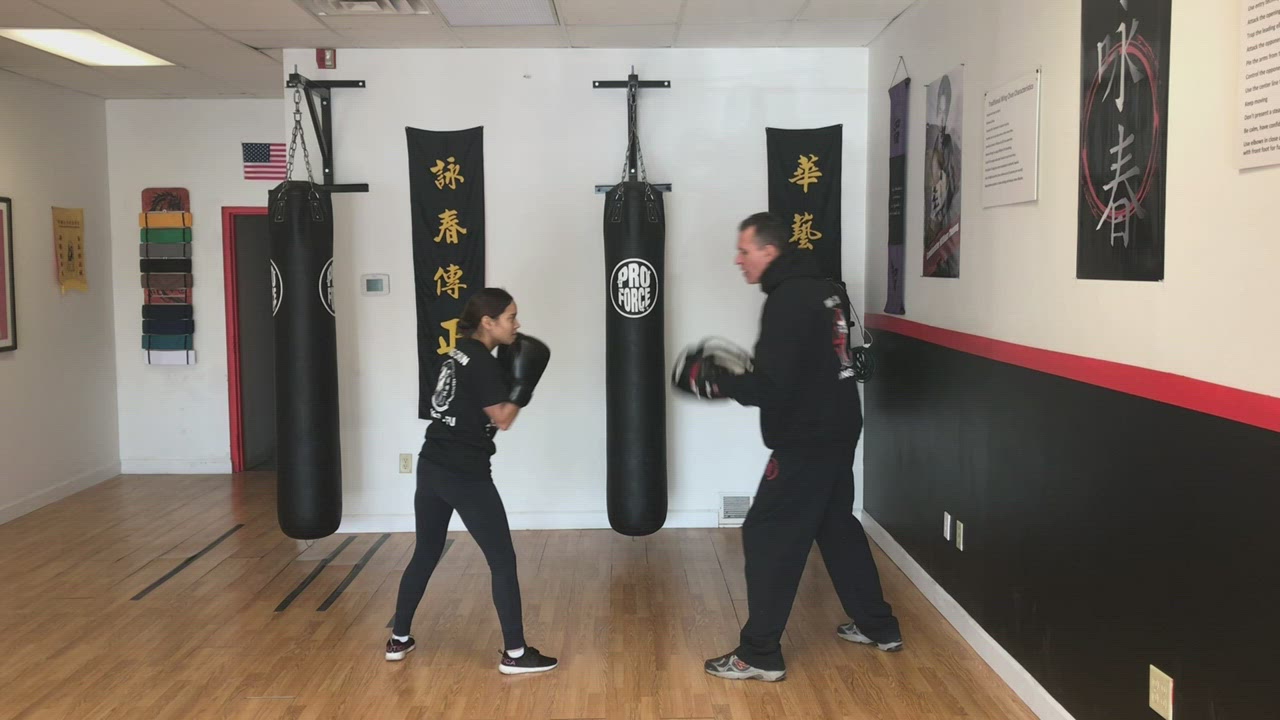 Body Cover Against The Straight Punch